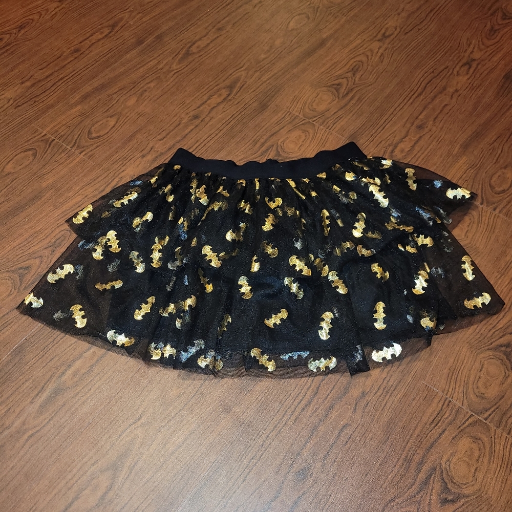 Batman black and gold Tutu skirt girls size large